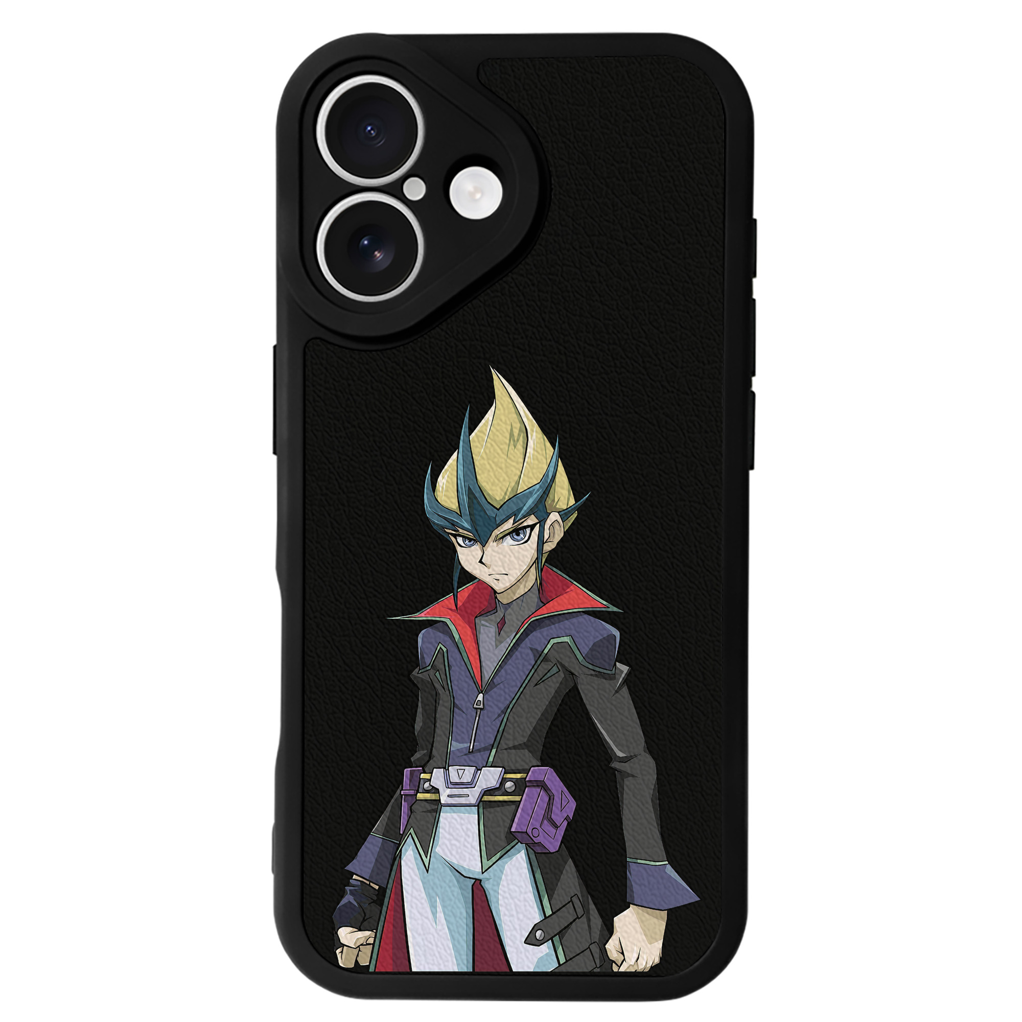 遊☆戯☆王 Yu-Gi-Oh! 【iPhone 16シリーズ対応】シリコンスマホケース（レザー調） 材質：シリコン